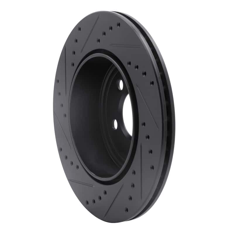 R1 Concepts — R1 05-23 Chrysler 300 Rear Right Drilled & Slotted Black Brake Rotor
R1 Brake Rotor Drill - view 4