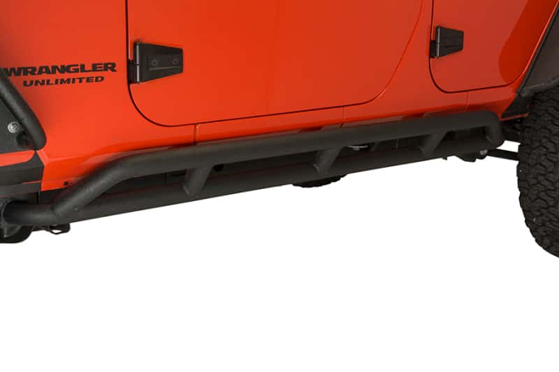 Fishbone Offroad — Fishbone Offroad 07-18 Jeep JK 4 Door Wrangler JK Steel Rock Sliders - Blk Textured Powdercoat - view 10