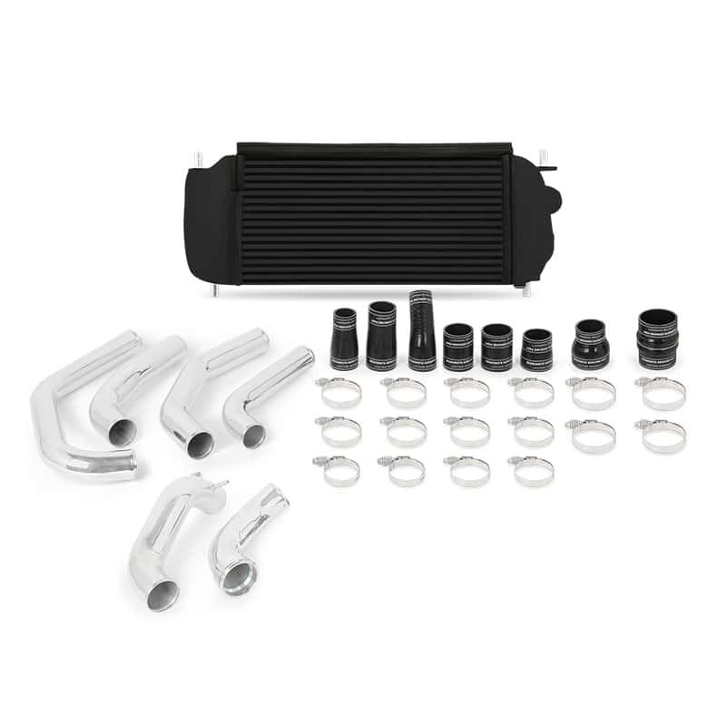 Mishimoto — Mishimoto 15-17 Ford F-150 EcoBoost 2.7L Black Performance Intercooler Kit w/ Polished Pipes - view 1