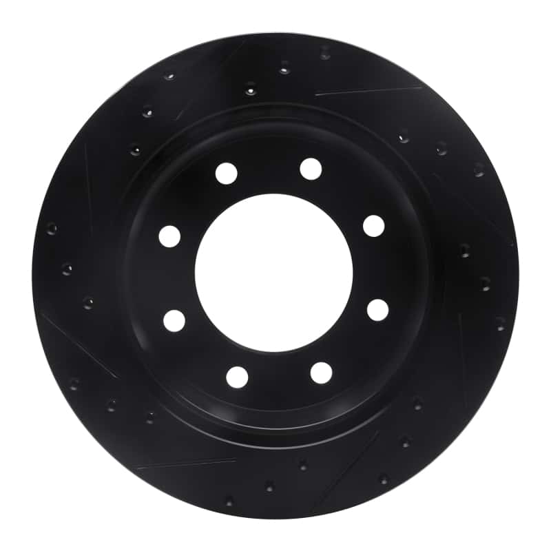 R1 Concepts — R1 99-25 Chevrolet Express 3500 Rear Right Drilled & Slotted Black Brake Rotor
R1 Brake Rotor Drill - view 5
