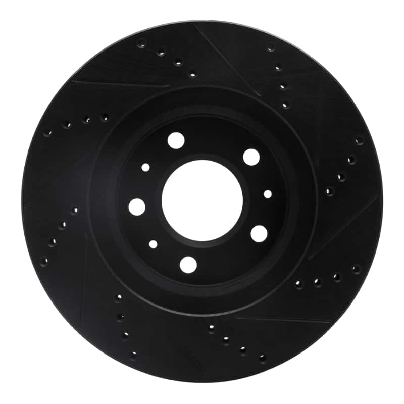 R1 Concepts — R1 03-07 Cadillac CTS Front Left Drilled & Slotted Black Brake Rotor
R1 Brake Rotor Drill - view 5