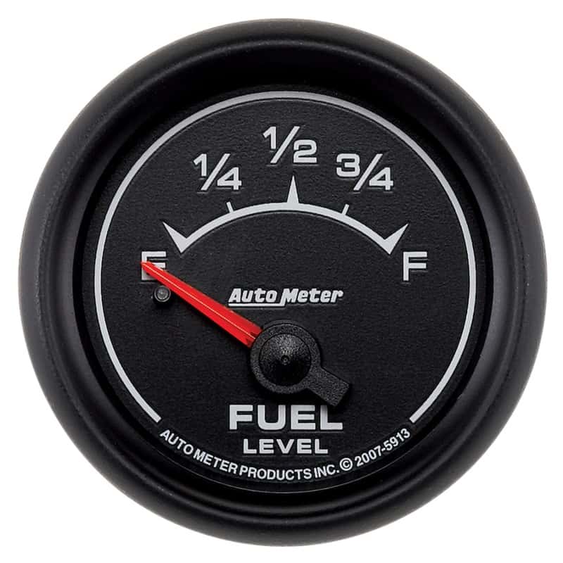 AutoMeter — AutoMeter Gauge Fuel Level 2-1/16in. 0 Ohm(e) to 90 Ohm(f) Elec Es
GA 2" FUEL 0-90 ES - view 1