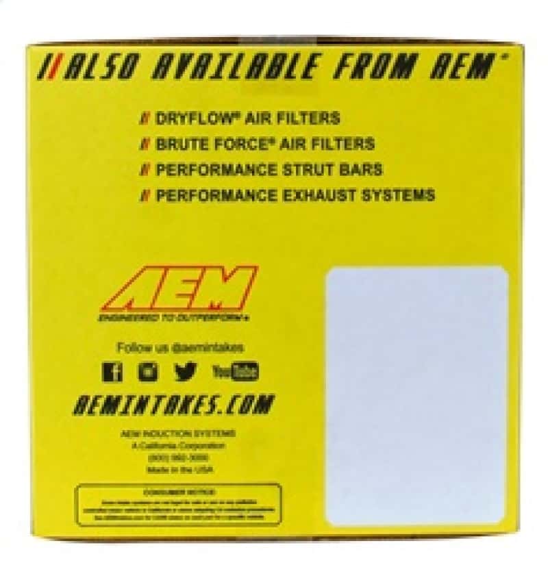 AEM Induction — AEM 2018 C.A.S. Toyota Camry L4-2.5L F/I Cold Air Intake System
Cold Air Intake Syst
AEM Cold Air Intake - view 12