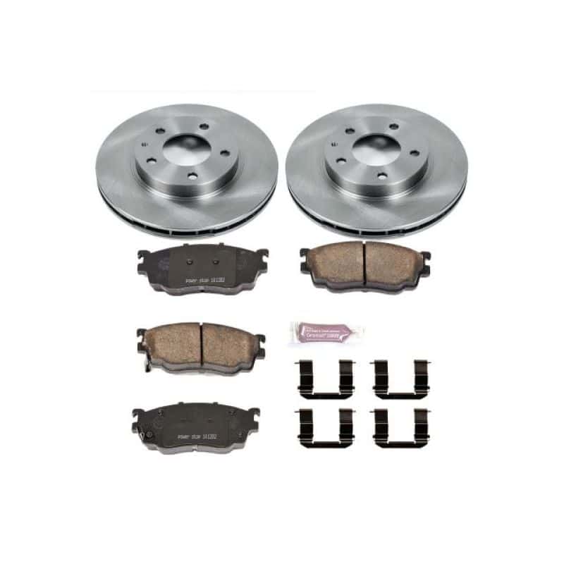 PowerStop — Power Stop 98-02 Mazda 626 Front Autospecialty Brake Kit - view 1