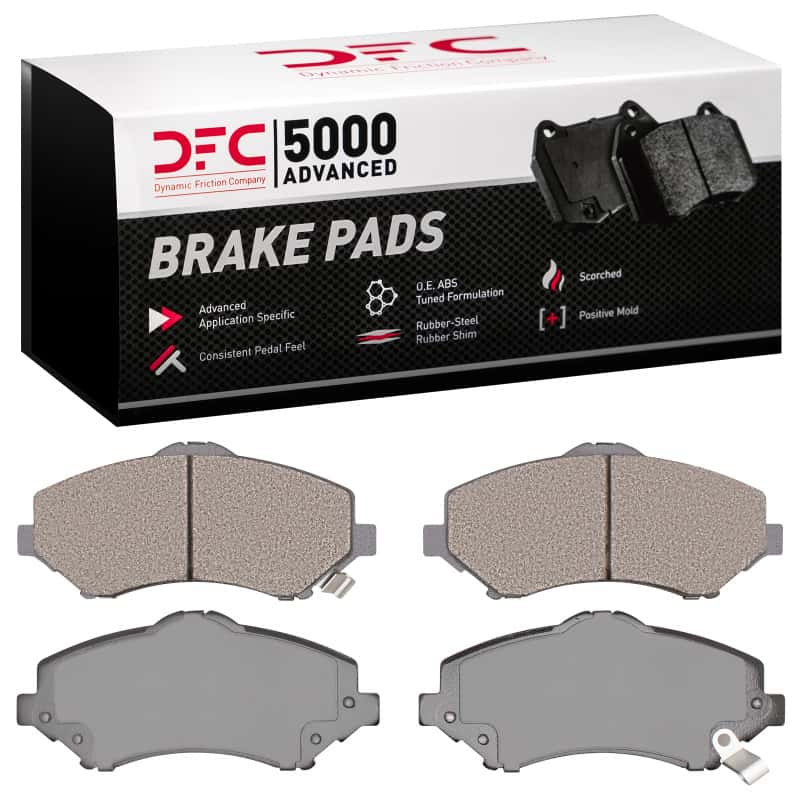DFC — DFC 08-12 Chrysler Town & Country Front 5000 Advanced Semi Metallic Brake Pads
DFC Brake Pad Set - view 1