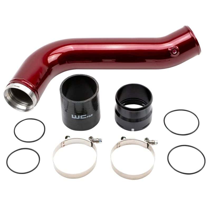 Wehrli — Wehrli 20-24 Chevrolet 6.6L L5P Duramax Passenger Side 3.5in Intercooler Pipe - WCFab Red
P IC Pipe 20-25 RED - view 3