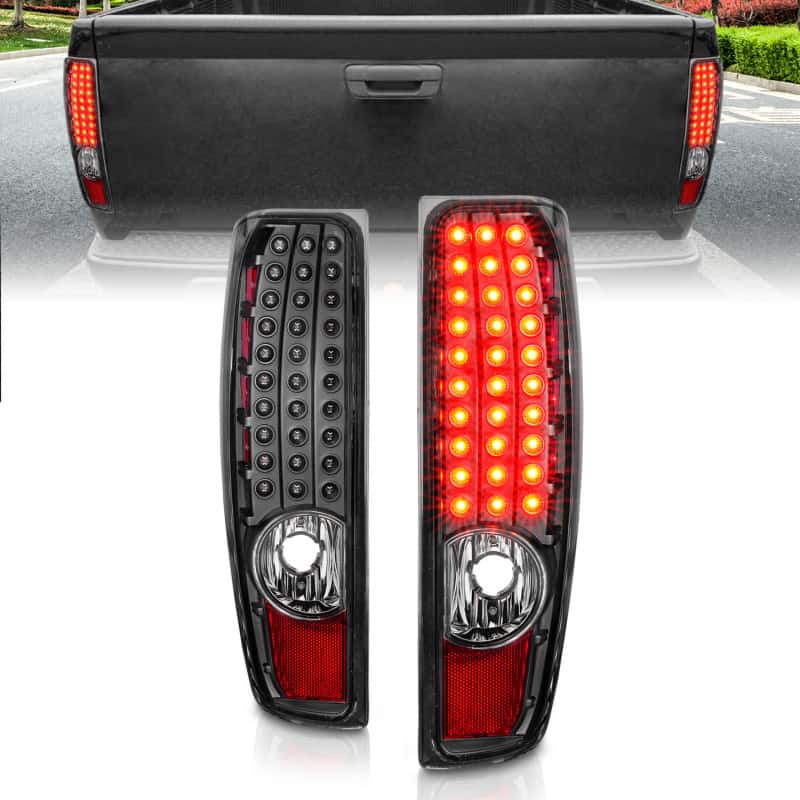 ANZO — ANZO 04-10 Chevy Colorado LED Taillights G2 - Black - view 2