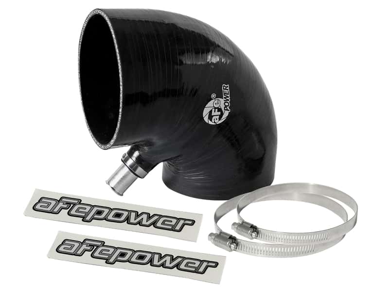 aFe — aFe Magnum FORCE Intake Coupling Kit (4 IN ID to 4-1/4 IN ID x 90 Deg.) Elbow Coupler - Black
Intake Coupling Kit - view 1