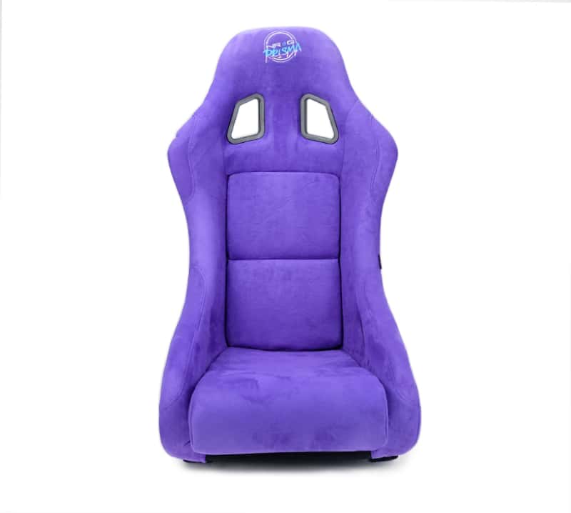 NRG — NRG FRP Bucket Seat PRISMA Edition w/ Pearlized Back Purple Alcantara - Medium - view 1