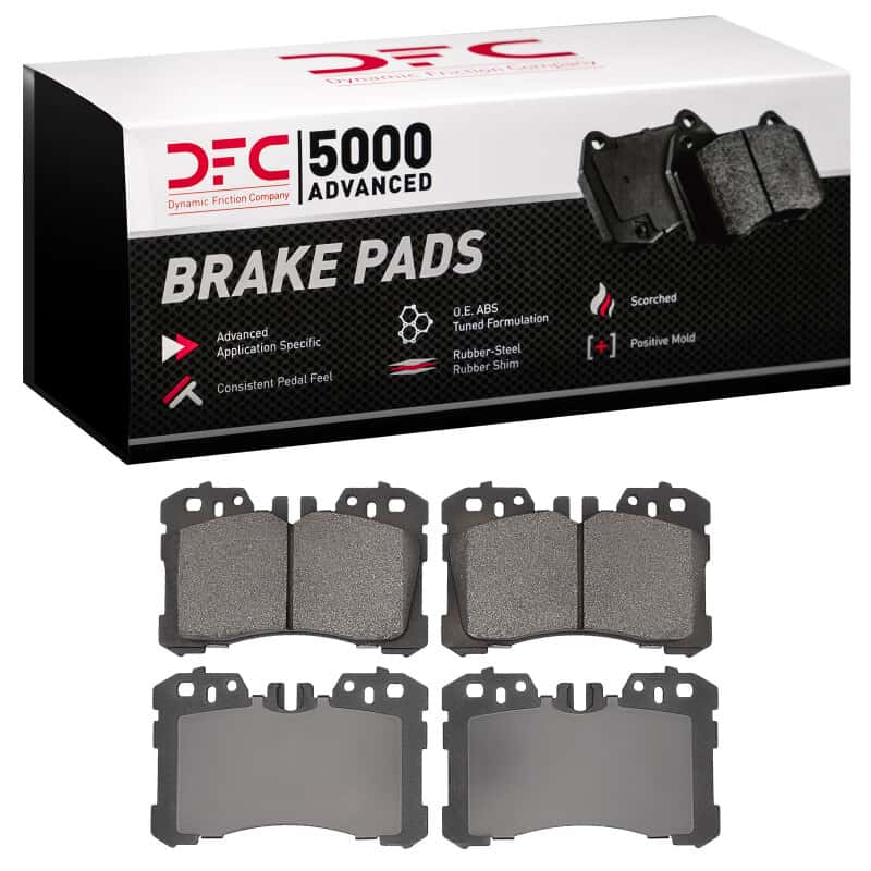 DFC — DFC 07-17 Lexus LS600h Front 5000 Advanced Low Metallic Brake Pads
DFC Brake Pad Set - view 4