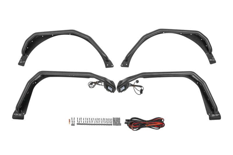 DV8 Offroad — DV8 Offroad 18-23 Jeep Wrangler JL Spec Series Tube Fenders - view 17