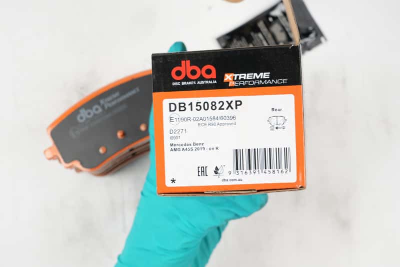 DBA — DBA 2020 Mercedes-Benz A 45 (w/Vented Rear Rotor) Rear XP Performance Brake Pads
Brake Pad - view 3