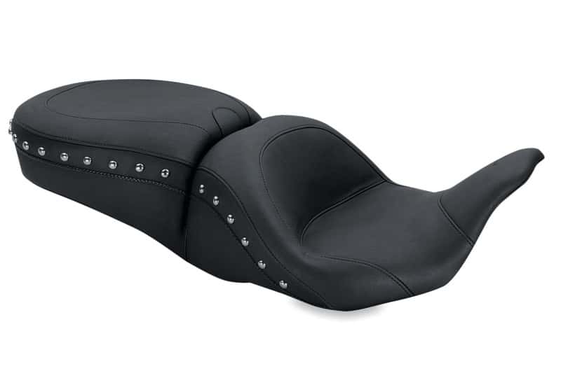 Mustang Motorcycle — Mustang 08-21 Harley Electra Glide, Rd Glide, Rd King, Str Glide Lowdown 1PC Seat Studs - Black - view 1