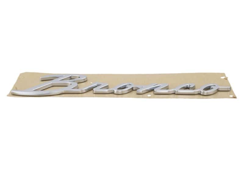 Ford Racing — Ford Racing 21-23 Bronco Script Fender Badge - Silver
Emblem - view 12