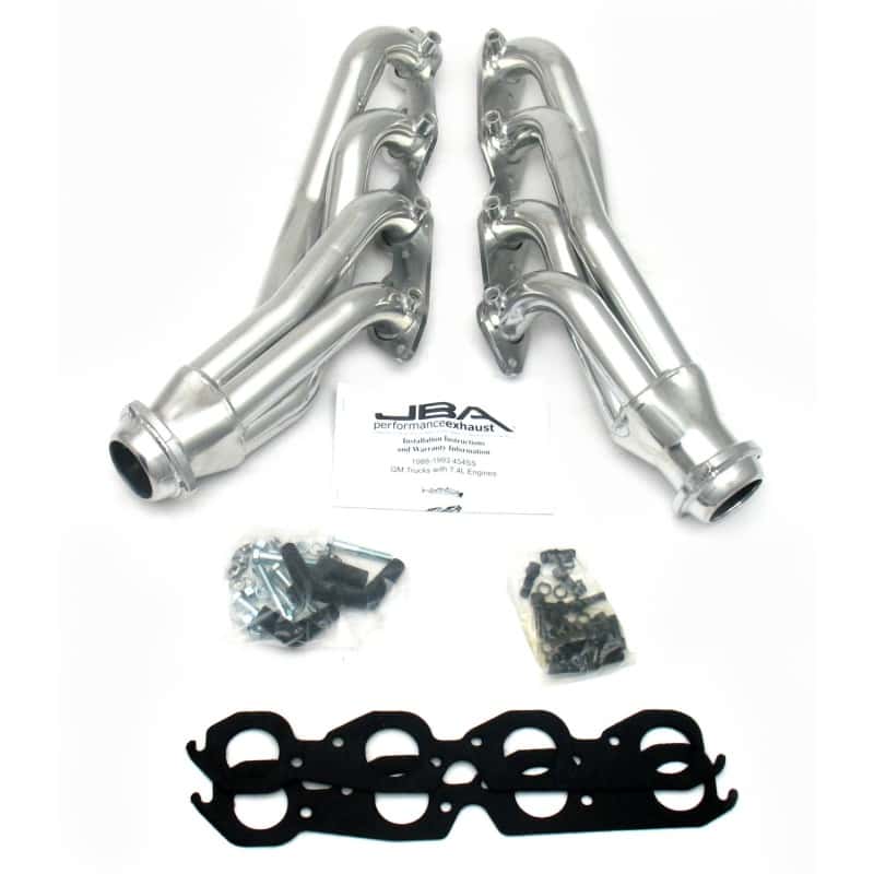 JBA — JBA 88-93 GM Truck 7.4L BBC w/A.I.R. 1-3/4in Primary Silver Ctd Cat4Ward Header
Exhaust Header - view 2