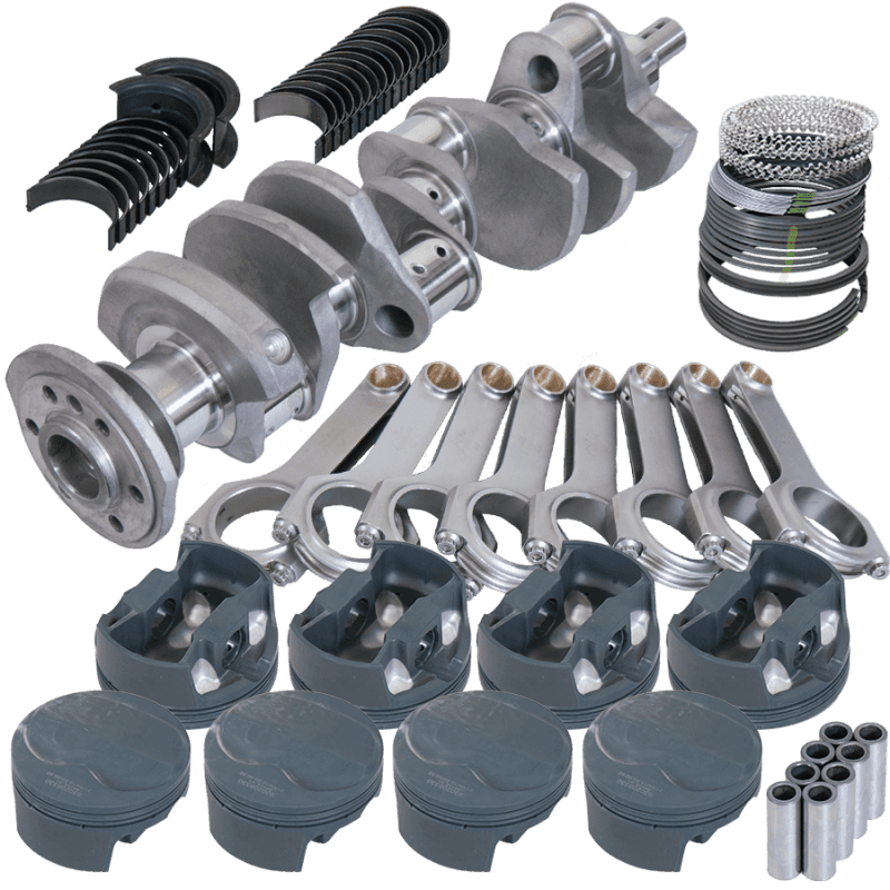 Eagle — Eagle Chevy 350 3.750in Crank 6.000in H-Beam 6cc Dome 4.060in Pistons Rotating Assembly
Competition Assembly - view 1