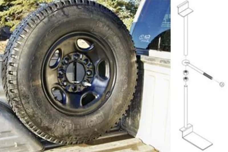 Titan Fuel Tanks — Titan Fuel Tanks Universal Spare Tire Buddy Mounting System
SpareTireCrrMnt - view 2