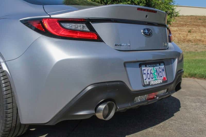 Perrin Performance — PERRIN 22-26 Subaru BRZ / Toyota GR86 Axle Back Exhaust SS (Single Side Exit w/Helmholtz Chamber) - view 23