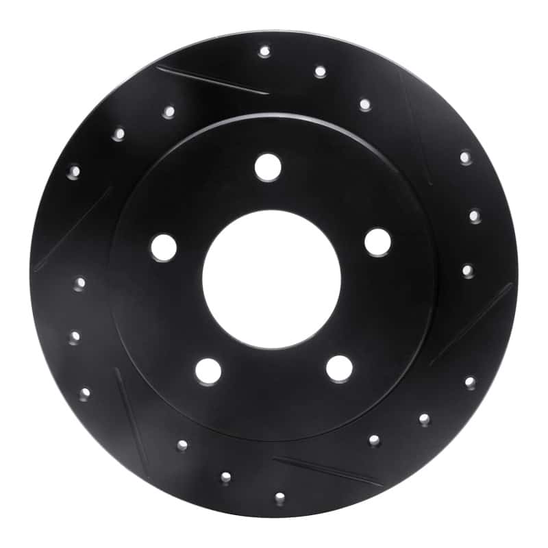 R1 Concepts — R1 88-94 Buick Regal Rear Right Drilled & Slotted Black Brake Rotor
R1 Brake Rotor Drill - view 1