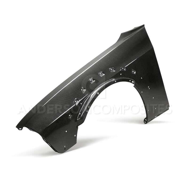 Anderson Composites — Anderson Composites 2018 Dodge Demon Carbon Fiber Front Fenders (Pair) - view 3