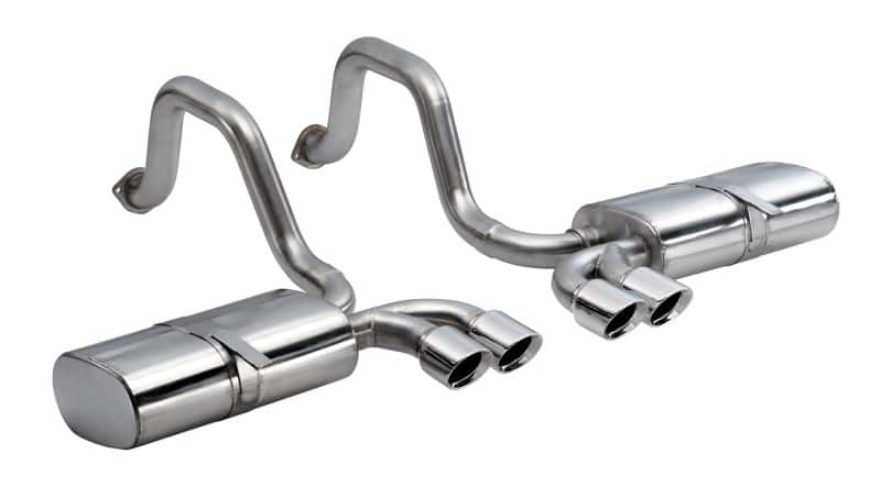 CORSA Performance — Corsa 1997-2004 Chevrolet Corvette C5 Z06 5.7L V8 Polished Sport Axle-Back Exhaust
Exhaust - view 1