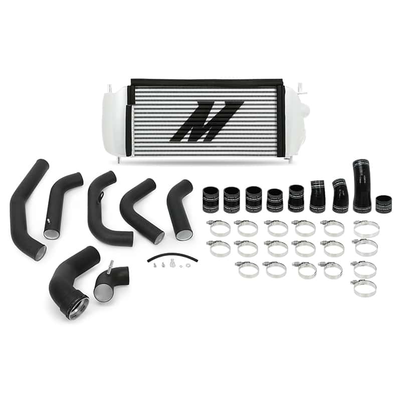 Mishimoto — Mishimoto 15-16 Ford F-150 EcoBoost 3.5L Silver Performance Intercooler Kit w/ Black Pipes - view 1