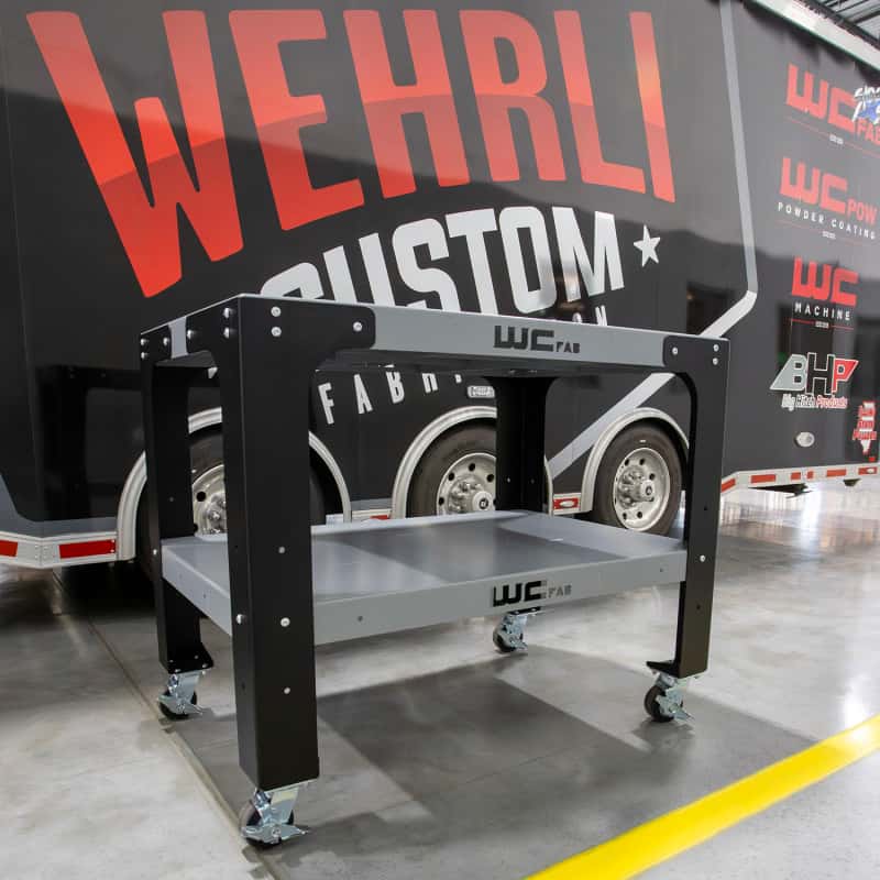 Wehrli — Wehrli Modular Steel Work Bench Top/Shelf Kit, 32in. x 48in. x .120in. Thick, BOTH Grey
Wrk Bnch Shelf Kt - view 2