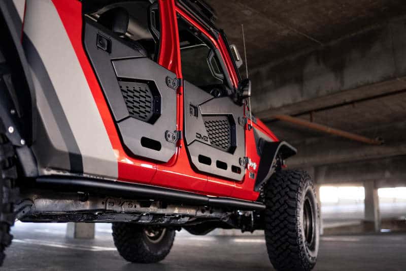 DV8 Offroad — DV8 Offroad 18-22 Jeep Wrangler JL/JT Spec Series Half Doors - Rear Set - view 6