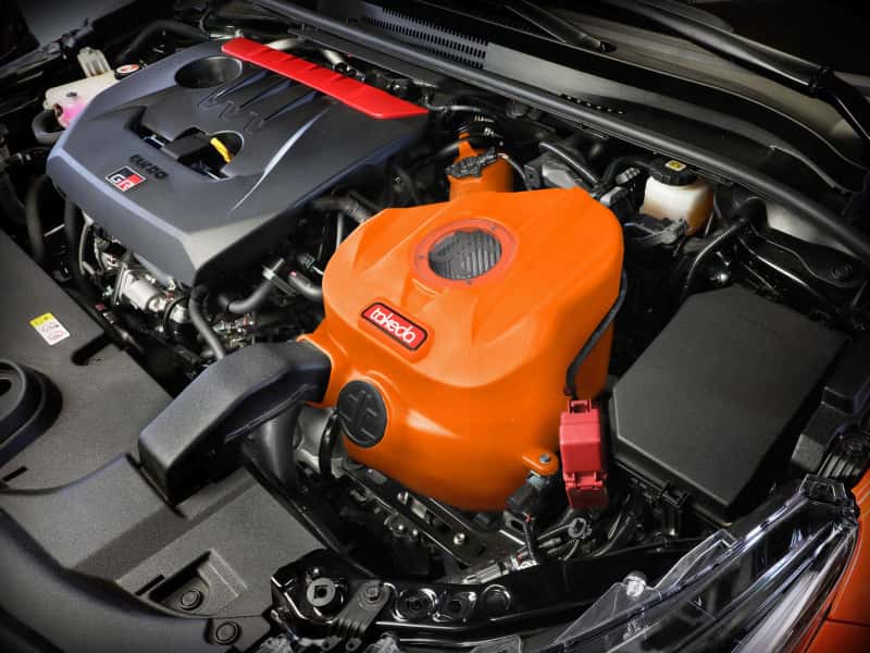 aFe — aFe 2023+ Toyota GR Corolla Takeda Momentum Cold Air Intake System Orange w/ Pro DRY S Filter
Takeda Intake System - view 9