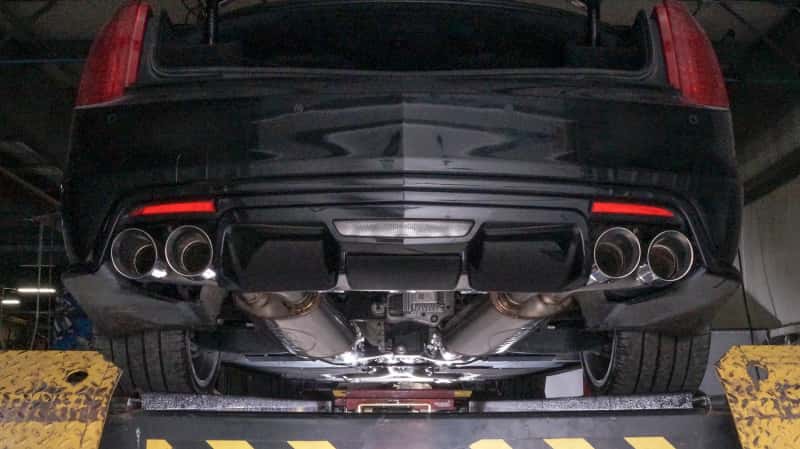 Stainless Works — Stainless Works 2016-18 Cadillac CTS-V Sedan Catback System Resonated X-Pipe Dual-Mode Mufflers
Exhaust System - view 31