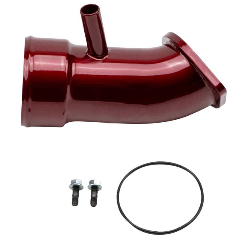 Wehrli — Wehrli 17-19 Chevrolet 6.6L L5P Duramax 3.5in Intake Horn w/PCV Port - WCFab Red
Int Horn 17-19 RED - view 2