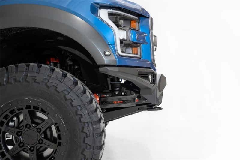 Addictive Desert Designs — Addictive Desert Designs 17-20 Ford F-150 Raptor Bomber Front Bumper w/ 4 Rigid 360 6in Round Mounts
Bumper- Front
Bumpers - view 5
