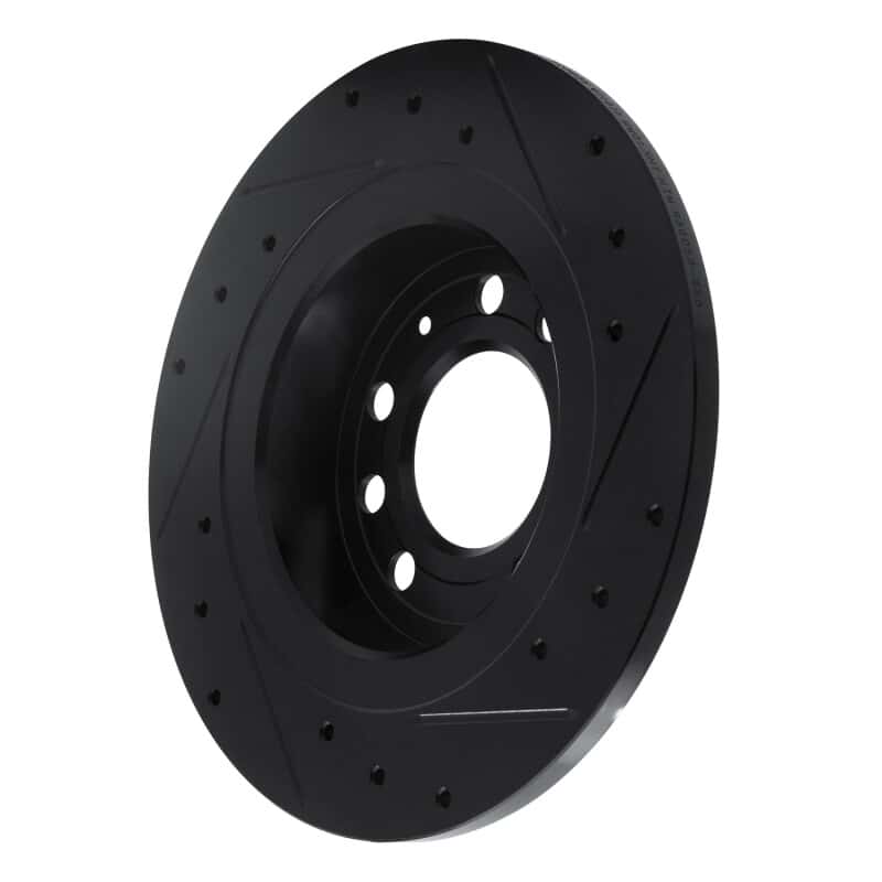 R1 Concepts — R1 85-92 Chevrolet Camaro Rear Left Drilled & Slotted Black Brake Rotor
R1 Brake Rotor Drill - view 4