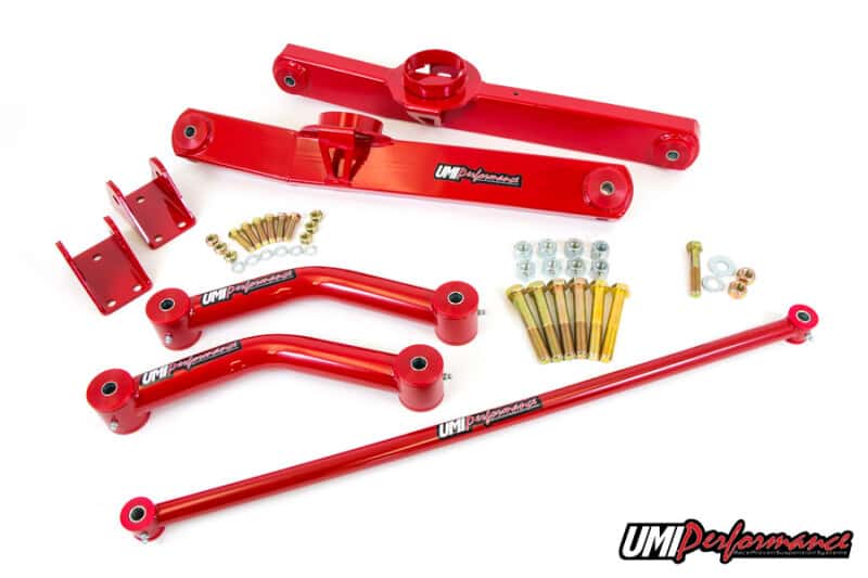 UMI Performance — UMI Performance 59-64 GM B-Body Rear Suspension Kit 4-Link- Chevy only - Red
Rear Suspension Kit - view 1