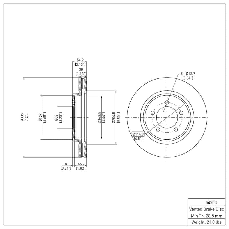 DFC — DFC 06-10 Ford Explorer Front GeoSPEC Coated Rotor
DFC Brake Rotor - view 6