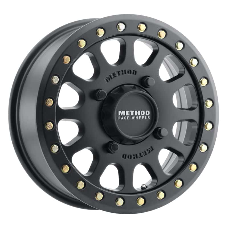 Method Wheels — Method MR401 UTV Beadlock 15x6 / 5+1/53mm Offset / 4x136 / 106mm CB Matte Black Wheel - view 1