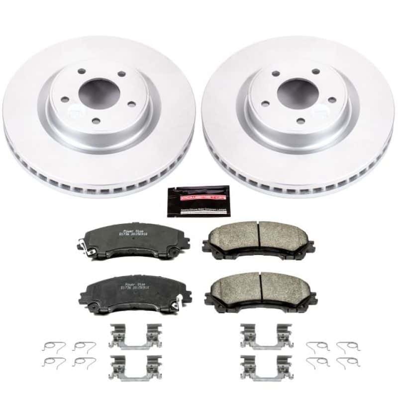 PowerStop — Power Stop 14-19 Infiniti Q50 Front Z17 Evolution Geomet Coated Brake Kit - view 1