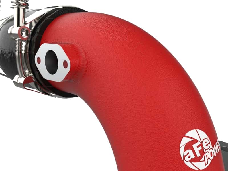 aFe — aFe Kia Stinger 18-22 V6-3.3L (tt) BladeRunner Cold Charge Pipe- Red
Cold Charge Pipe - view 4
