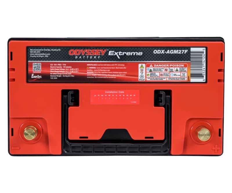 Odyssey Battery — Odyssey Battery Heavy Duty & Commercial Extreme AGM Battery (NSB-AGM27F)
Odyssey ODX-AGM27F - view 3
