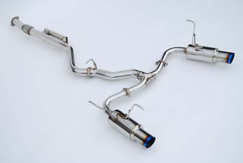 Invidia — Invidia 2022+ Subaru WRX N1 Twin Outlet Single Layer Tip Cat-Back Exhaust - view 4