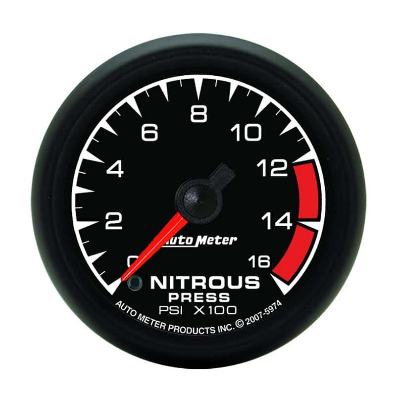 AutoMeter — Autometer ES 52mm Full Sweep Electric 0-1600 PSI Nitrous Pressure Gauge
GA 2" N2O 1600PSI ES - view 2