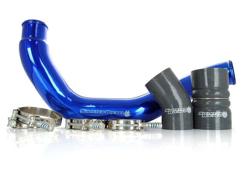 Sinister Diesel — Sinister Diesel 03-07 Ford 6.0L Powerstroke Hot Side Charge Pipe
Intercooler Pipe - view 9