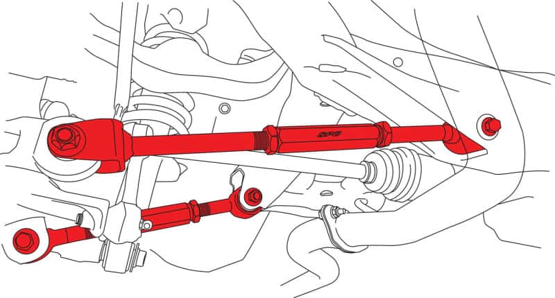 SPC Performance — SPC Performance 00-09 Subaru Outback Rear Control Arms
CAMBER/TOE ARMS
ADJ ARM EA - view 2