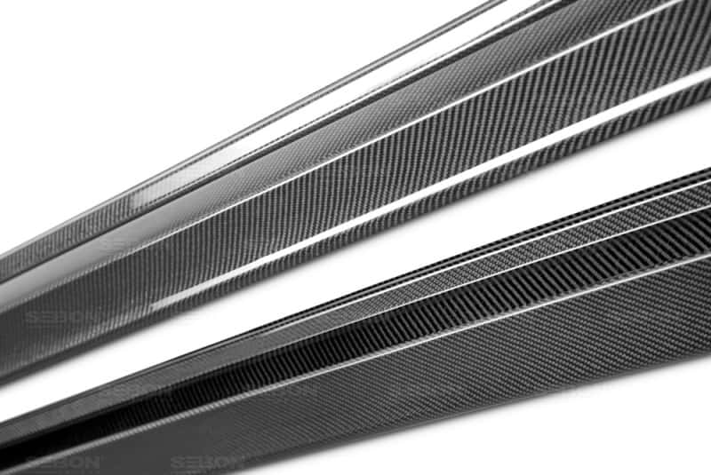 Seibon — Seibon 08-10 Subaru STi Carbon Fiber Side Skirts - view 10