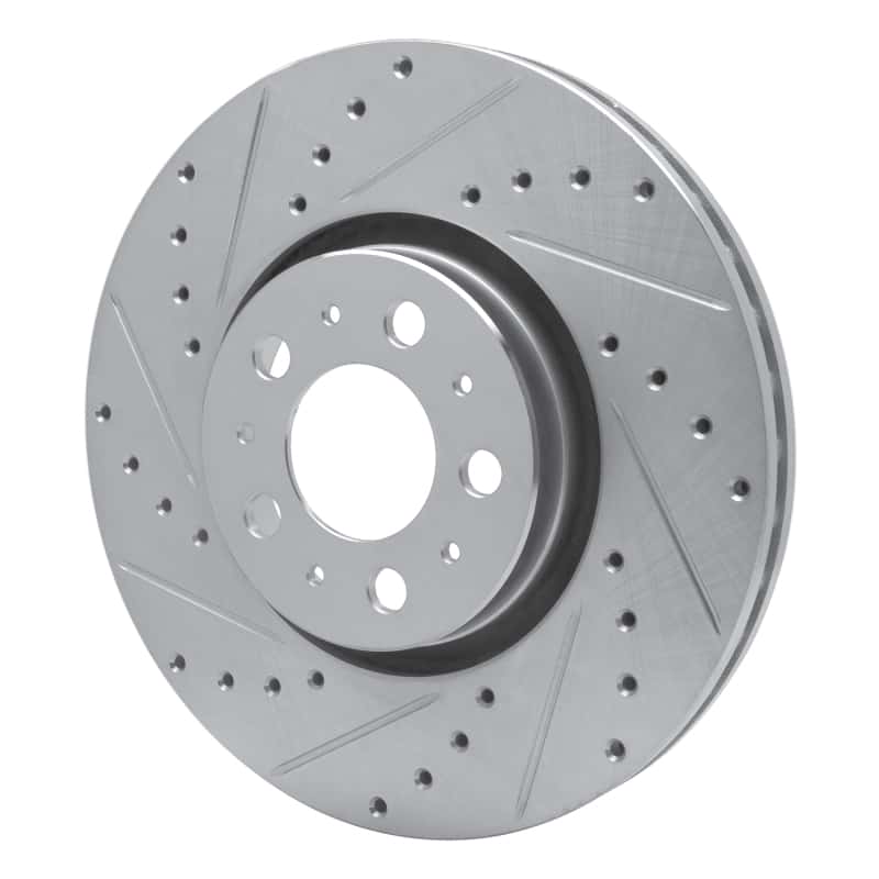 R1 Concepts — R1 03-09 Volvo S60 Front Left Drilled & Slotted Silver Brake Rotor
R1 Brake Rotor Drill - view 2