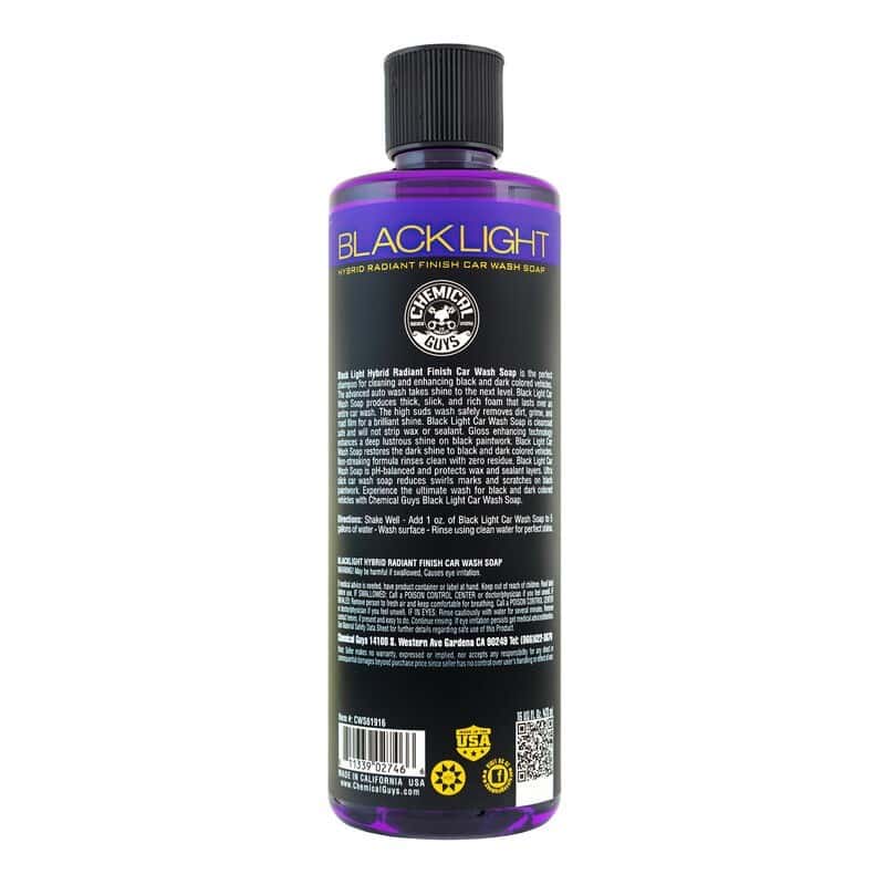 Chemical Guys — Chemical Guys Black Light Hybrid Radiant Finish Car Wash Soap - 16oz - view 3