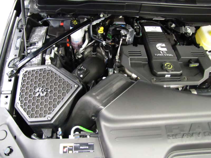 K&N Engineering — K&N 19-21 Ram 2500/3500 6.7L L6 DSL AirCharger Performance Intake System
Air Intake System - view 4