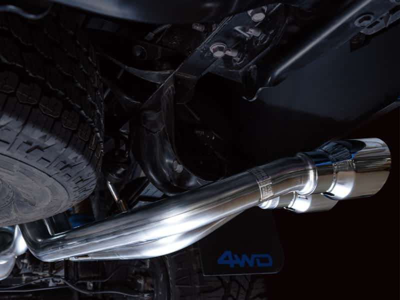 AWE Tuning — AWE 16-22 Toyota Tacoma 0FG Catback Exhaust w/ BashGuard - Dual Chrome Silver Tips
0FG Catback - view 10