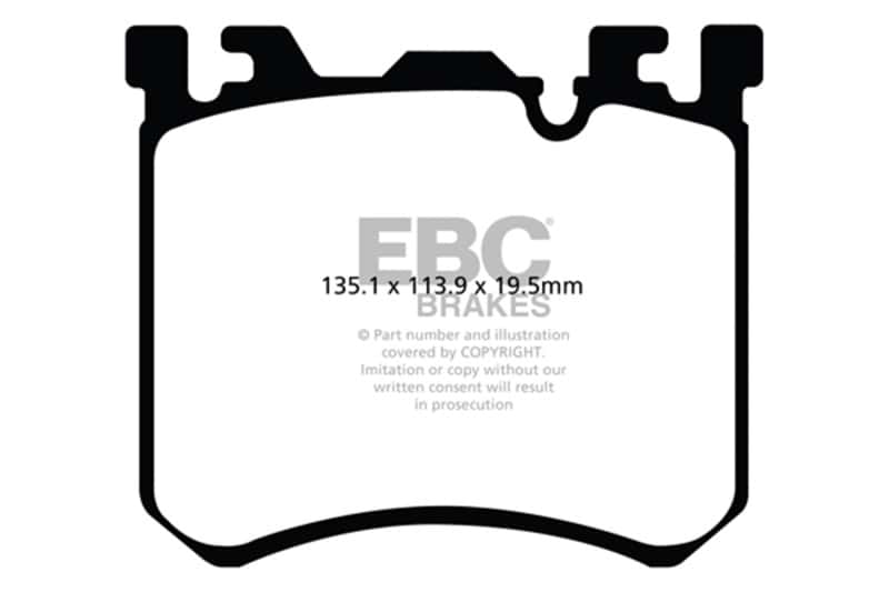 EBC — EBC 10-13 BMW X5M 4.4 Twin Turbo Redstuff Front Brake Pads
EBC 10+ BMW X5M 4.4 Twin Turbo Redstuff Front Brake Pads
Disc Brake Pad - view 1