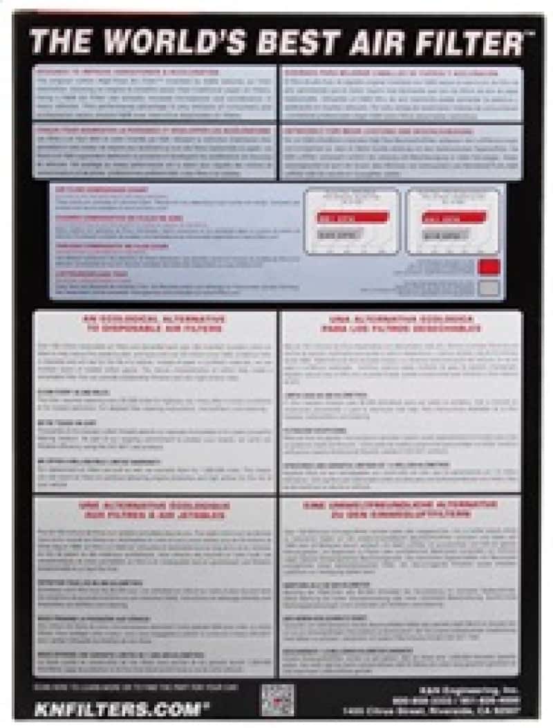 K&N Engineering — K&N 2016 TOYOTA HILUX REVO 2.8L L4 DSL Drop In Air Filter
Replacement Air Filt
Air Filter - view 12